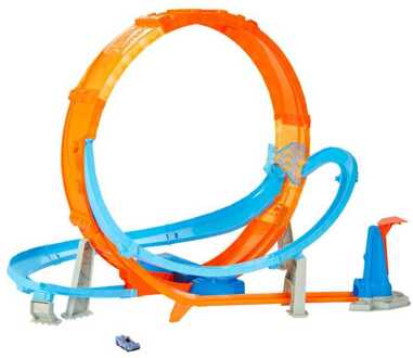 Hot Wheels lanceerbaan Massive Loop Mayhem jongens 2-delig Blauw