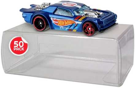 Hot Wheels PET Protectors 50-Pack for Matchbox Cars