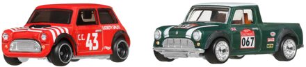 Hot Wheels Premium 2-Pack 2025 Mix 1 Morris Mini & 67 Austin Mini Pickup