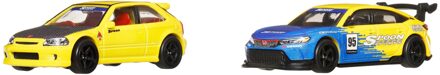 Hot Wheels Premium 2-Pack 2025 Mix 2 99 Honda Civic Type R (EK9) & 24 Honda Civic Type-R
