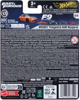 Hot Wheels Premium Fast & Furious Mix 3 2021 Toyota Supra