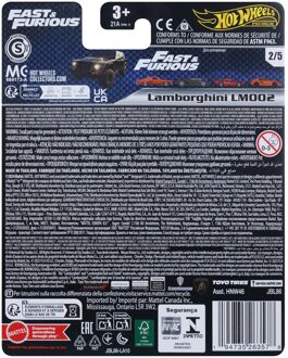Hot Wheels Premium Fast & Furious Mix 3 Lamborghini LM002