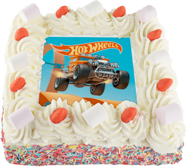 Hot Wheels Taart