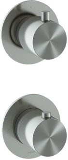 Hotbath Afbouwdeel Hotbath Archie Inbouwthermostaat Met 2-Weg Omstel Horizontaal en Verticaal Mogelijk RVS316