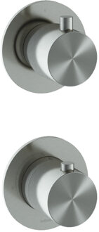 Hotbath Afbouwdeel Hotbath Archie Inbouwthermostaat Met 2-Weg Omstel Horizontaal en Verticaal Mogelijk RVS316