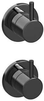 Hotbath Afbouwdeel Hotbath Cobber Gepolijst Zwart PVD