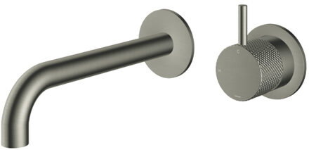 Hotbath Afbouwdeel tbv Inbouw Wastafelkraan Hotbath Cobber X 18 cm Geborsteld Nikkel