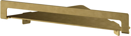 Hotbath Archie Design Douchekorf - hoekmodel - geborsteld messing PVD ARA21BBP Messing geborsteld (goud)