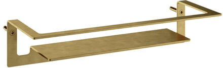 Hotbath Archie Design Douchekorf - recht - geborsteld messing PVD ARA20BBP Messing geborsteld (goud)