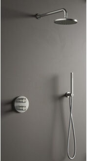 Hotbath archie ibs archie 2-weg-omstel ix plafondbuis 20 cm 20 cm hoofddouche (8 mm) rvs 316 IBS30AIX25 RVS316