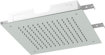 Hotbath Archie - inbouw plafonddouche - vierkant - 380 mm - inclusief inbouwframe - RVS 316 - AR110IX
