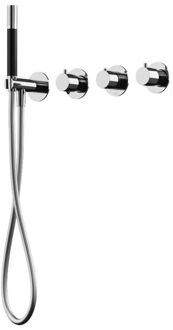 Hotbath Bad- en Douchethermostaat Cobber Inbouw 2 Stopkranen