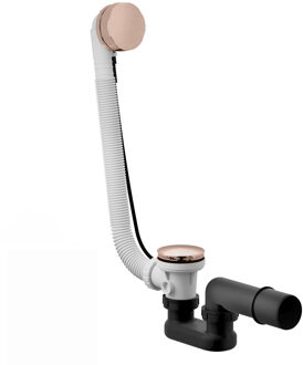 Hotbath Badoverloop Hotbath Cobber Combinatie Verlengd Geborsteld Koper PVD