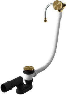 Hotbath Badoverloop Vulcombinatie Hotbath Archie Geborsteld Messing PVD