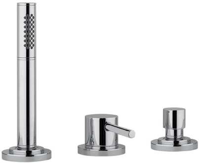 Hotbath Badrandcombinatie Hotbath Buddy 1-hendel Mengkraan 2-weg Chroom