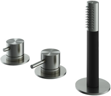 Hotbath Badrandkraan Archie 1-Hendel Mengkraan Met 2-Weg Omstel RVS316