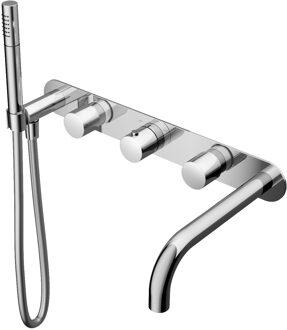 Hotbath Badthermostaat Hotbath Buddy Inbouw 2-stop met Uitloop Chroom