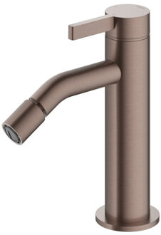 Hotbath Bidetmengkraan Ace 15.5 cm Geborsteld Koper PVD