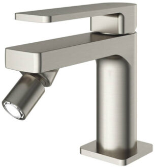 Hotbath Bidetmengkraan Gal Zonder Waste Draaibaar Kraanmondstuk Geborsteld Nikkel PVD