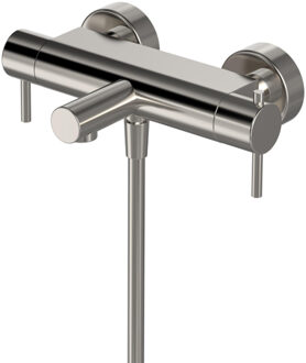 Hotbath Buddy Badmengkraan - thermostatisch - met uitloop - geborsteld nikkel B022GN Nikkel geborsteld (RVS)