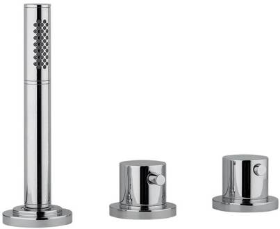 Hotbath Buddy Badrandcombinatie Zonder Uitloop En 2-Weg Stopomstel 065 - Chroom