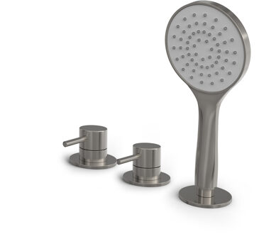 Hotbath Buddy badrandkraan geborsteld nikkel