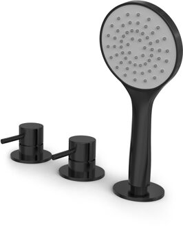 Hotbath Buddy badrandkraan geborsteld zwart PVD