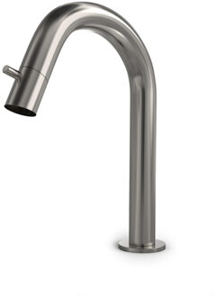 Hotbath Buddy Fonteinkraan - U uitloop 11.8cm - opbouw - geborsteld nikkel U001GN Nikkel geborsteld (RVS)