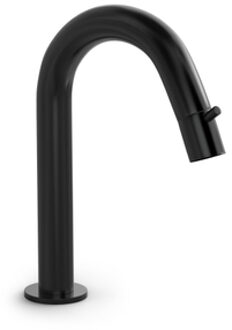 Hotbath Buddy Fonteinkraan - U uitloop 11.8cm - opbouw - Geborsteld zwart PVD U001MBP Zwart mat geborsteld