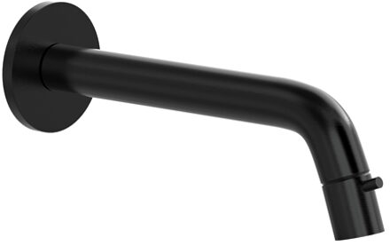 Hotbath Buddy Fonteinkraan - uitloop 18.6cm - inbouw - inkortbaar Geborsteld zwart PVD UW001MBP Zwart mat geborsteld