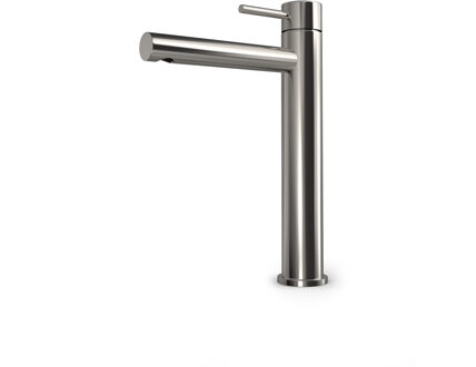 Hotbath Buddy hoge wastafelkraan geborsteld nikkel