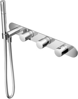 Hotbath Buddy Inbouw Bad Douche Thermostaat Met 2 Stopkranen 061 - Chroom