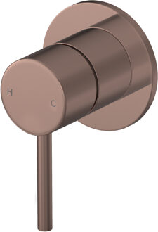 Hotbath Buddy inbouw douchemengkraan geborsteld koper PVD