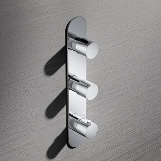 Hotbath Buddy Inbouw Douchethermostaat Met 2 Stopkranen 066 - Chroom