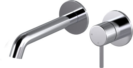 Hotbath Buddy inbouw wastafelkraan 18cm chroom