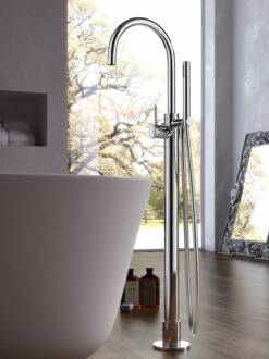 Hotbath Buddy Vrijstaande Badmengkraan 077 - Chroom