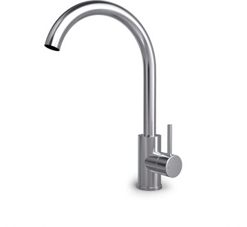 Hotbath Buddy wastafelkraan met draaibare uitloop chroom