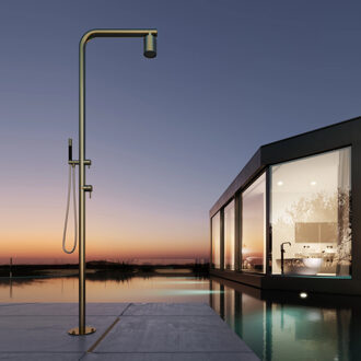 Hotbath Buitendouche Hotbath Archie Met Handdouche en Beam Hoofddouche RVS316