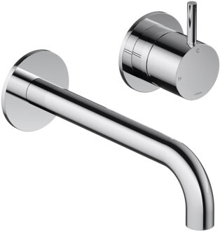 Hotbath Cobber Afbouwdeel - voor wastafelkraan - 18cm uitloop - Chroom CB105EXT18CR