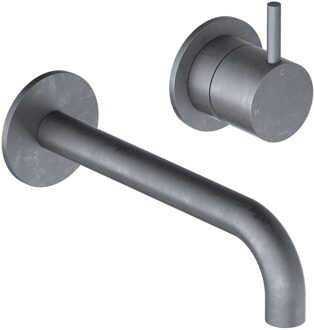 Hotbath Cobber Afbouwdeel - voor wastafelkraan - 18cm uitloop - Verouderd IJzer CB105EXT18AI