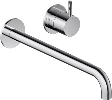 Hotbath Cobber Afbouwdeel - voor wastafelkraan - 25cm uitloop - Chroom CB105EXT25CR