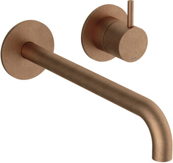 Hotbath Cobber Afbouwdeel - voor wastafelkraan - 25cm uitloop - Living colours - Verouderd Messing CB105EXT25AB Messing verouderd (koper)