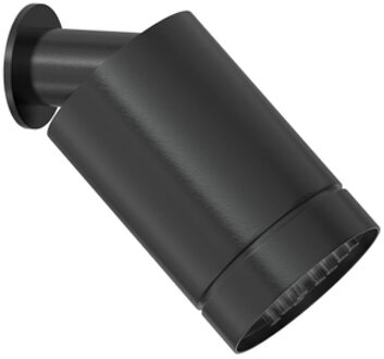 Hotbath COBBER Beam 3 standen hoofddouche met muurbevestiging Geborsteld zwart PVD CB470MBP Zwart geborsteld