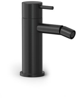 Hotbath COBBER Bidetmengkraan zonder waste Geborsteld zwart PVD CB018MBP Zwart geborsteld