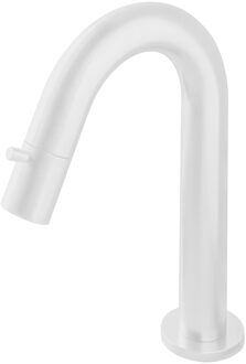 Hotbath Cobber Fonteinkraan opbouw - u-uitloop 11.8cm - mat wit U001WH Wit mat