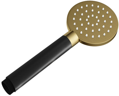 Hotbath Cobber Handdouche - 9cm - 1 stand - PVD - messing geborsteld M353BBP Messing geborsteld (goud)