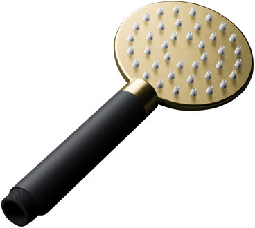 Hotbath Cobber Handdouche - 9cm - 1 stand - PVD - messing geborsteld M353BBP Messing geborsteld (goud)