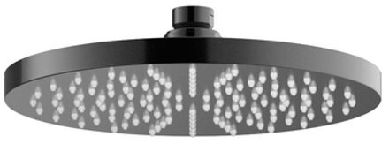 Hotbath Cobber hoofddouche 20cm zwart gepolijst PVD