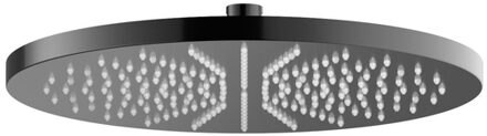 Hotbath Cobber hoofddouche 30cm zwart gepolijst PVD