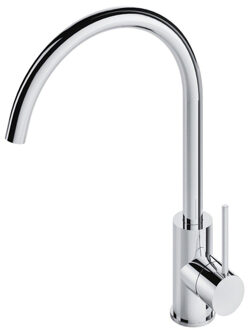 Hotbath Cobber Opbouw keukenmengkraan met draaibare U-uitloop verouderd messing CB040AB Messing verouderd verweerd (goud)